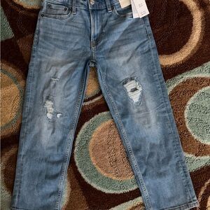 Abercrombie Kids Light Blue Ripped Jeans